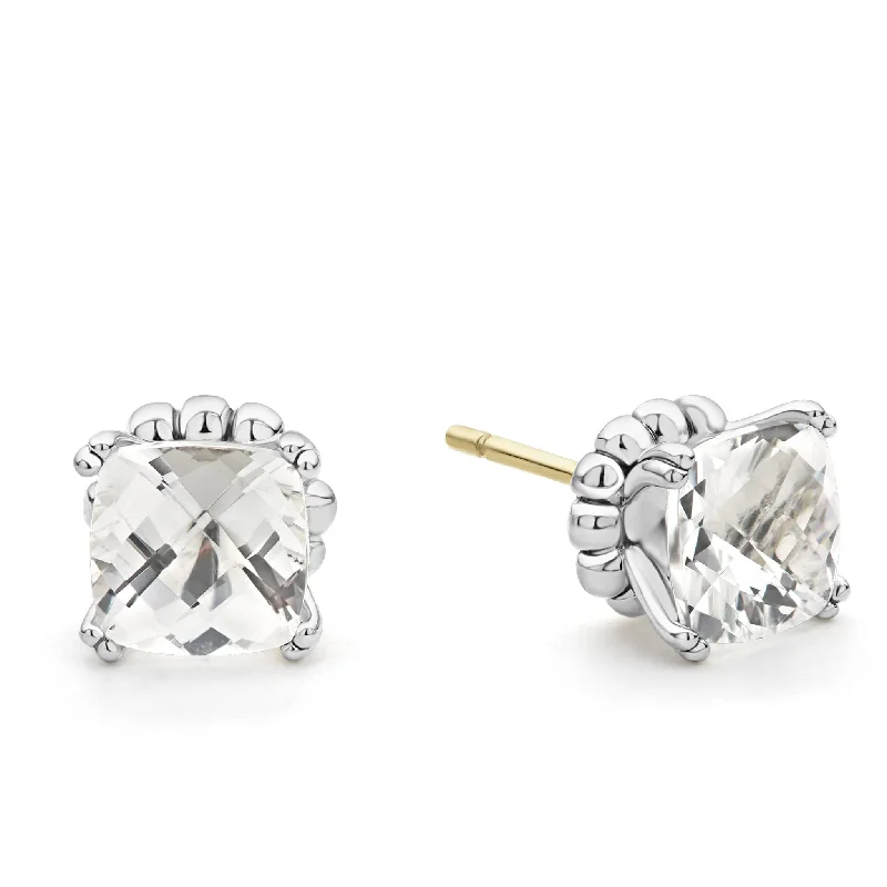 Best Jewelry Deals – Shop Premium Pieces At Great Prices Caviar Color White Topaz Stud Earrings