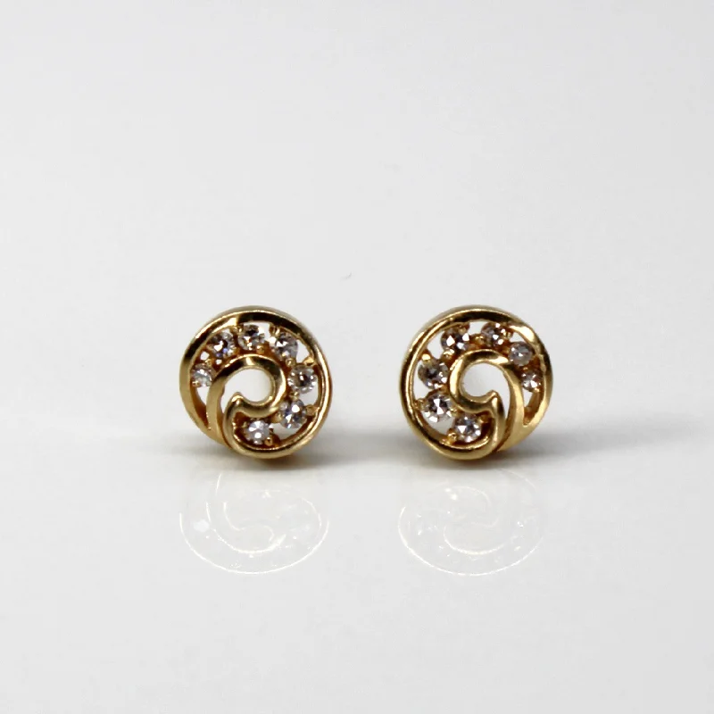 Huge Savings On Premium Jewelry Styles Channel Diamond Stud Earrings | 0.17ctw |