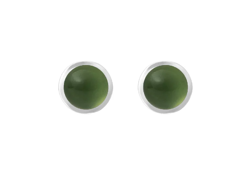Limited-Stock Jewelry Clearance – Grab Your Favorites Now Circus earrings in Sterling silver with Green Serpentine