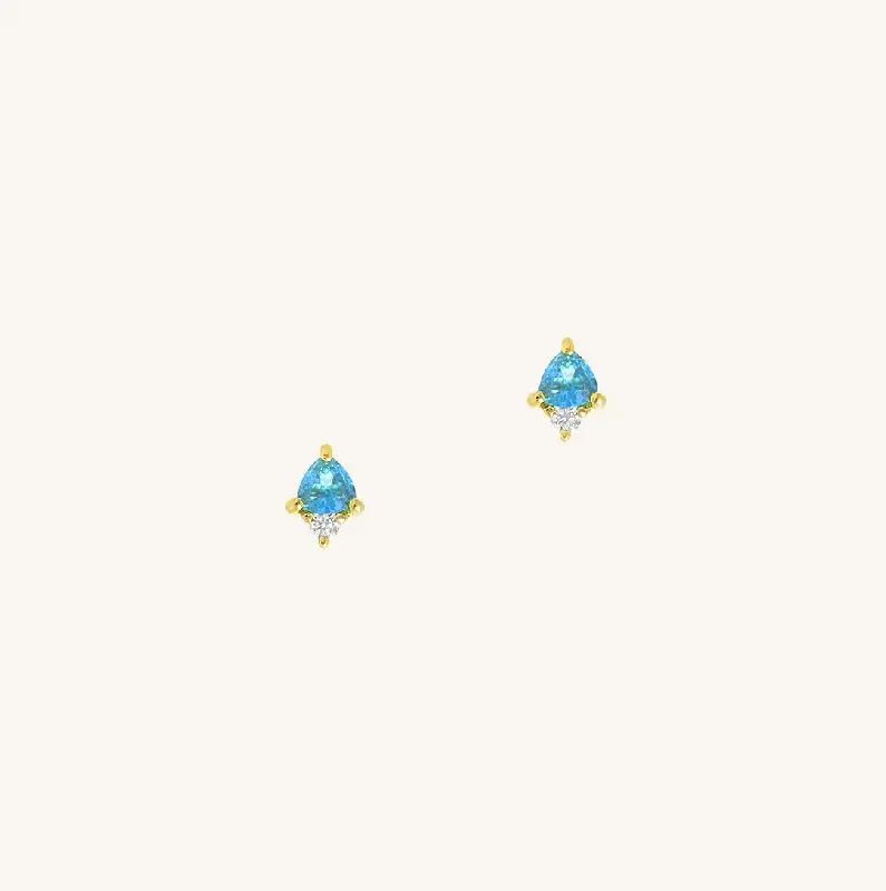 Fashion-Forward Jewelry At Exclusive Discounts December Turquoise Birthstone Studs