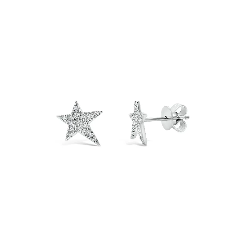 Limited-Stock Jewelry Sale – Shop Before It's Gone Diamond Asymmetrical Star Stud Earrings