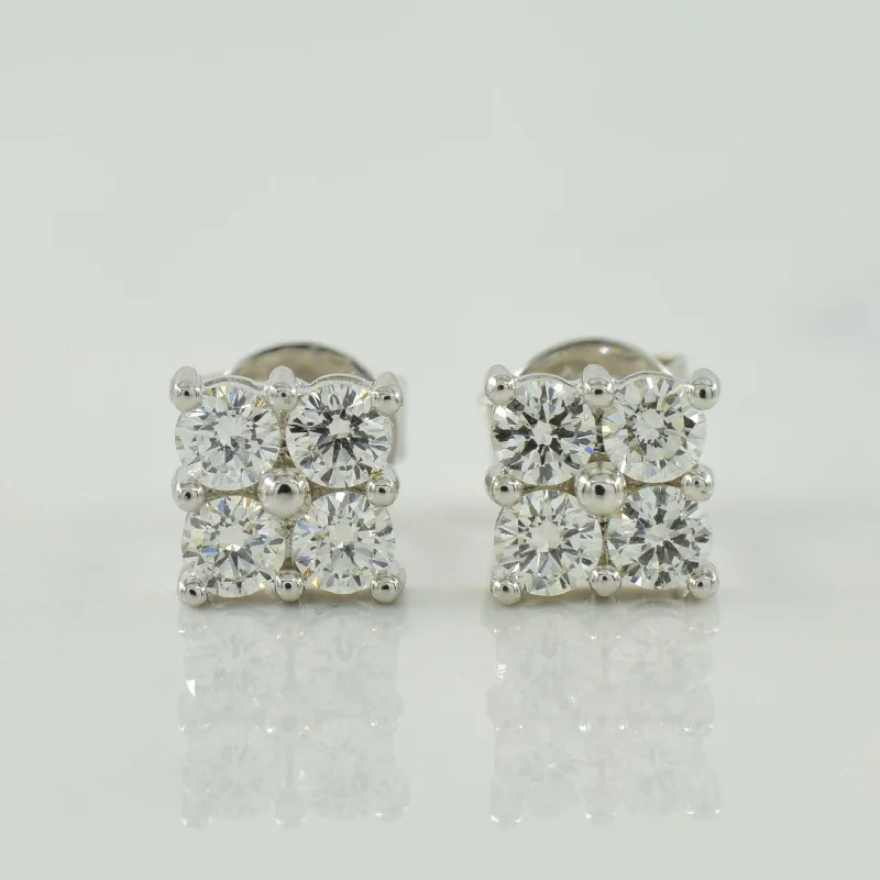 Once-A-Year Jewelry Deals – Shop Before They’Re Gone Diamond Cluster Stud Earrings | 0.40ctw |