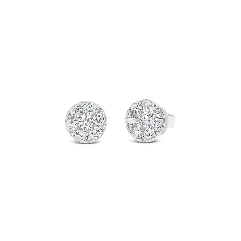 Affordable Elegance – Special Jewelry Sale Now Live Diamond Round Halo Stud Earrings