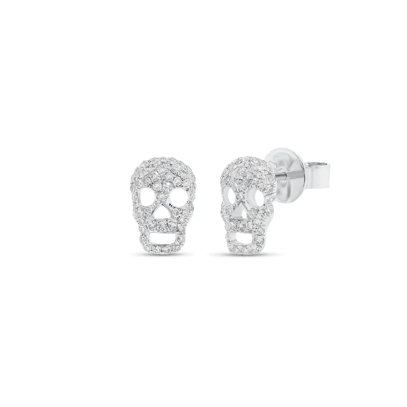 Buy More, Save More On Stunning Jewelry Pieces Diamond Skull Stud Earrings