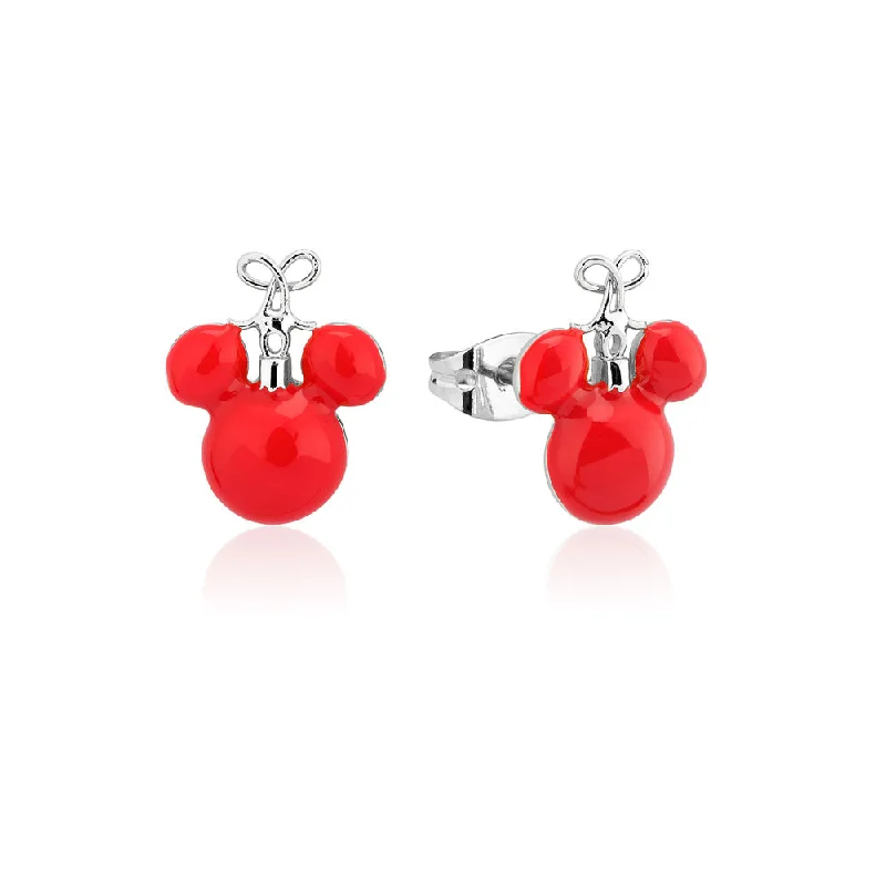 Adjustable Charm Bracelets For A Perfect Fit Disney Mickey Red Christmas Bauble Studs
