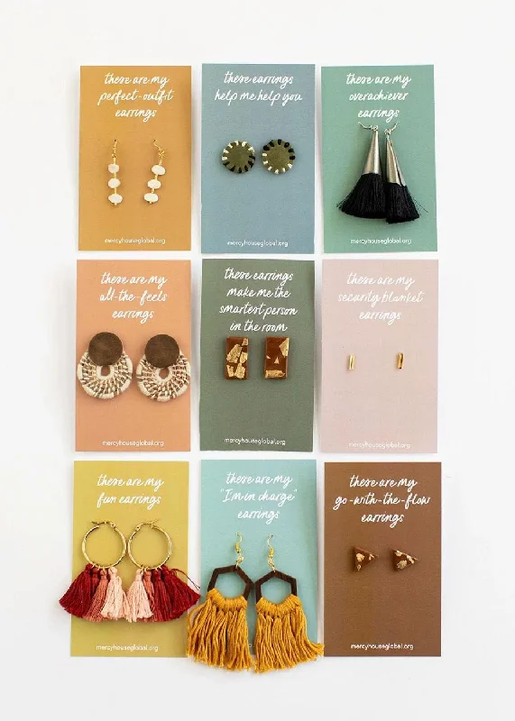High-Quality Gemstone Jewelry For Special Occasions "For Every Personality" Earrings | 9 Styles