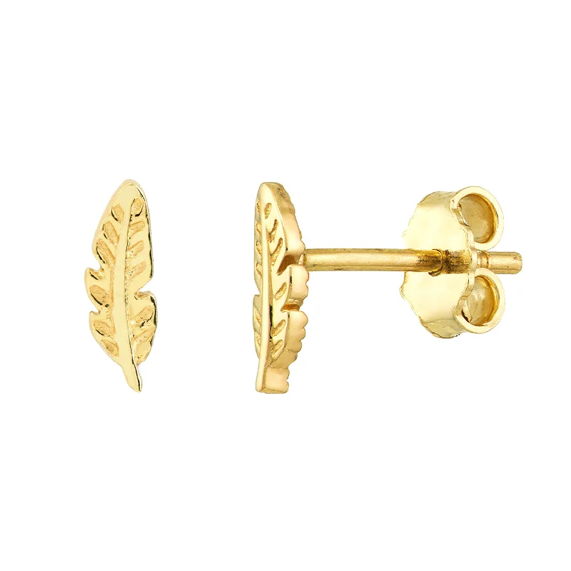 Handcrafted Jewelry Sale – Unique Designs At Low Prices Feather Baby Stud Earrings