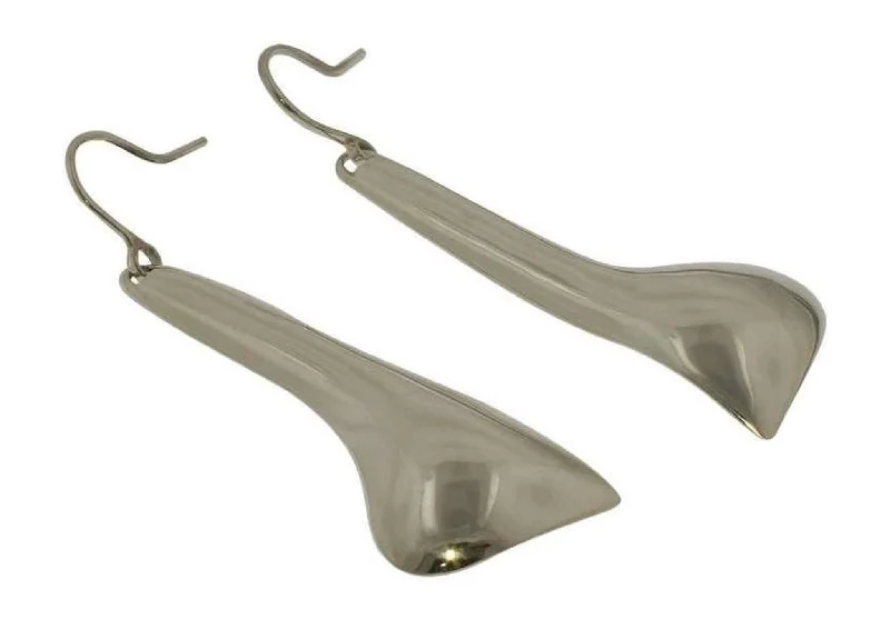 Fine Jewelry, Limited-Time Offers Available Freeform Shape SEJH6 Sterling Silver Hook Earrings