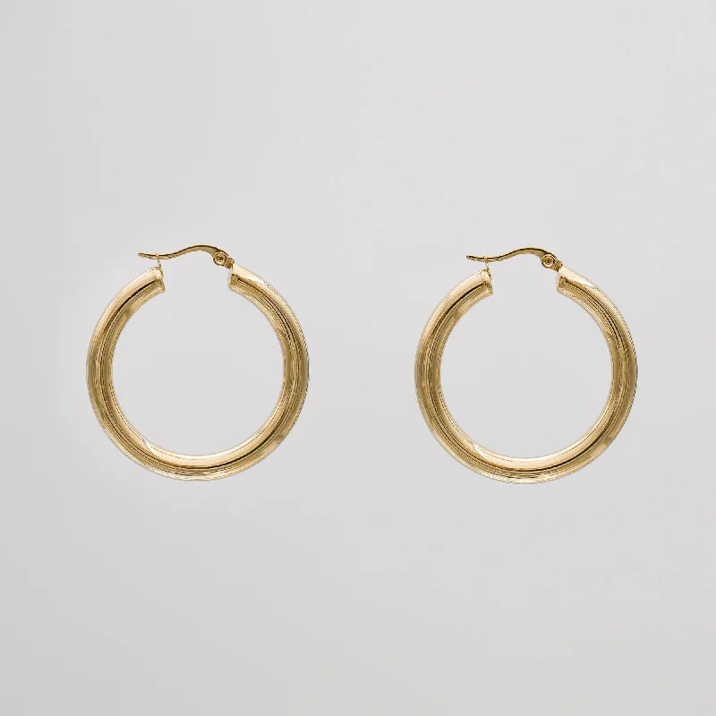 Your Perfect Accessory Now At The Best Price Classic Gold Filled Hoops