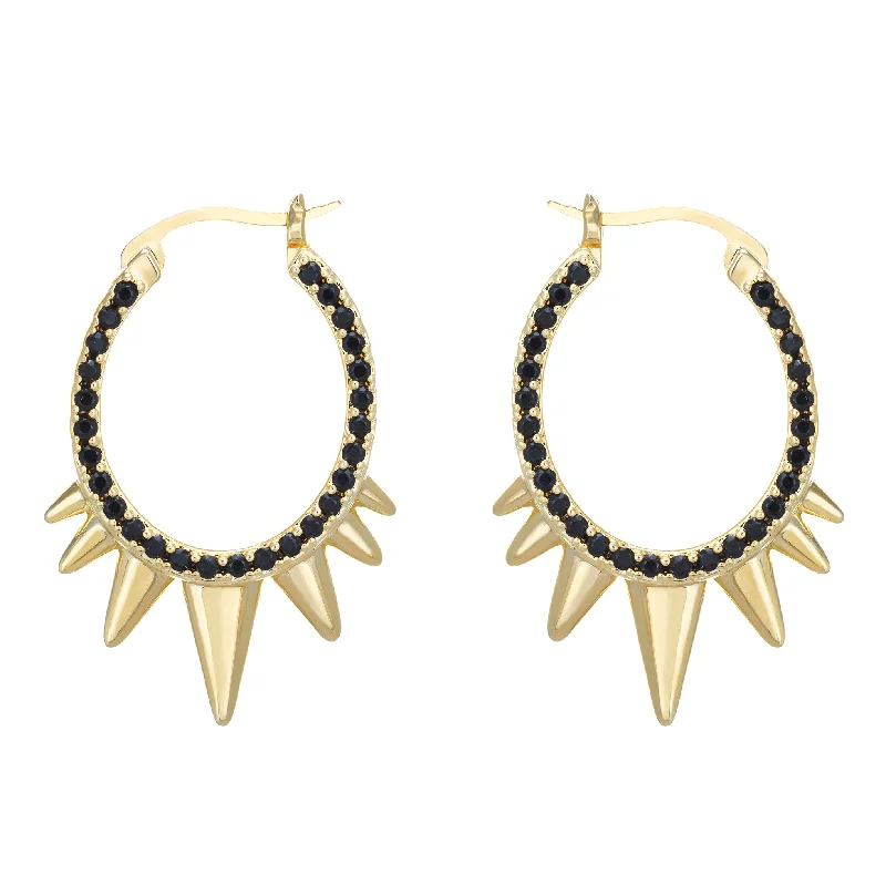 Timeless Elegance At Unbelievable Discounts Iggy Hoops - Black