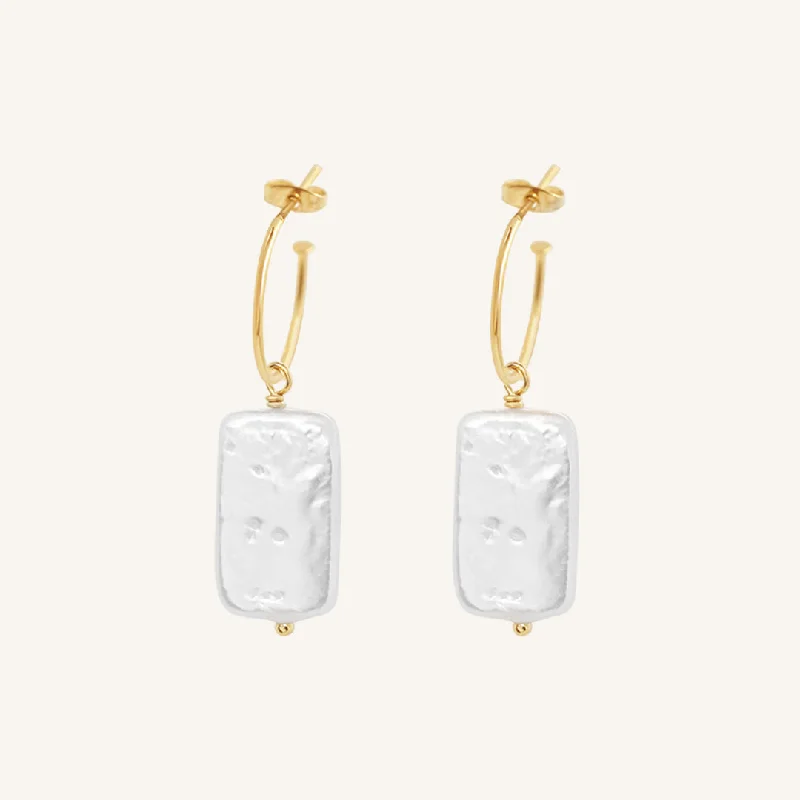 Handcrafted Beauty At Affordable Prices Isla Pearl Hoops