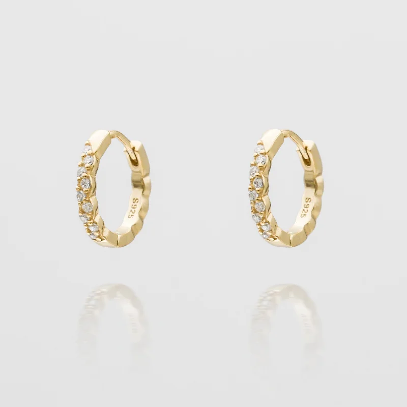 Shop High-Quality Jewelry At Jaw-Dropping Discounts Kasia Huggie Earrings