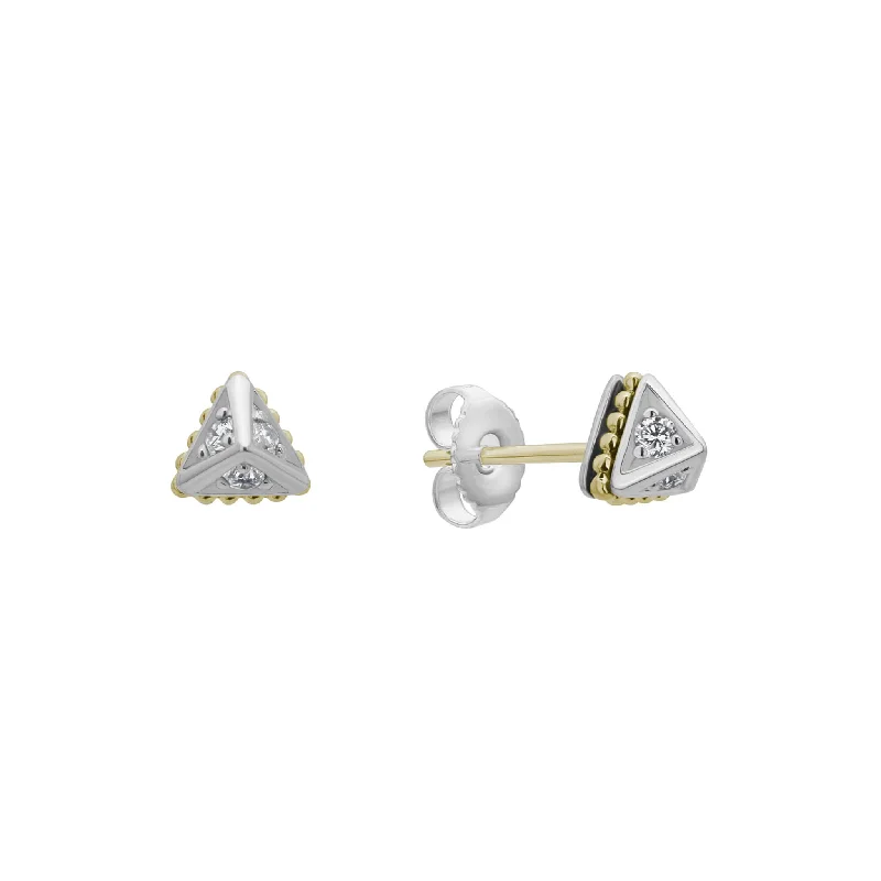 Bestselling Jewelry Now On Sale – Elevate Your Look KSL Small Pyramid Diamond Stud Earrings