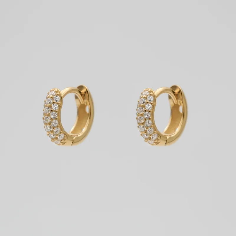 Limited-Stock Jewelry Sale – Once It's Gone, It's Gone Lori CZ Huggie Earrings