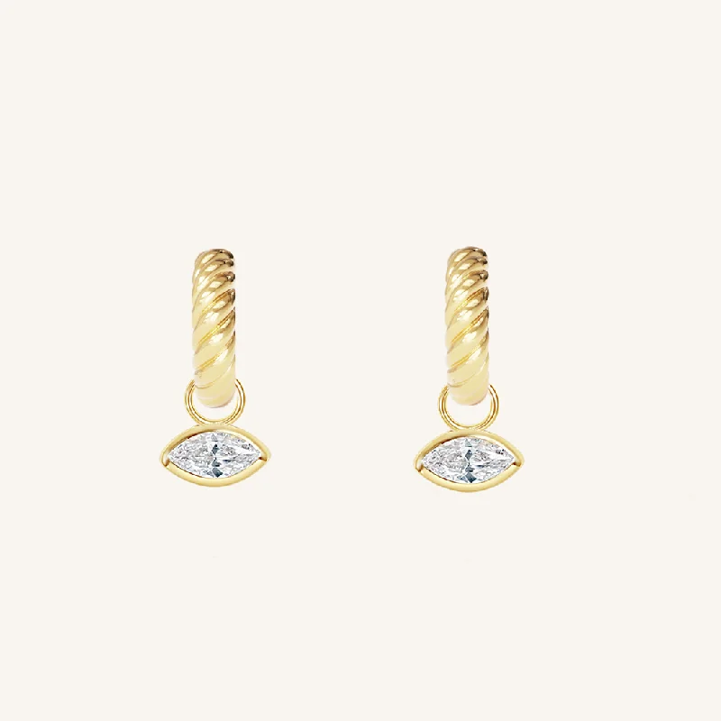 Best Jewelry Sale Prices – Limited-Time Offer Louvre Charm Hoops