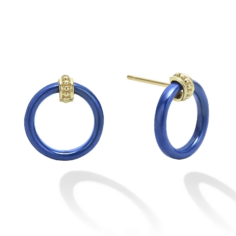 Once-A-Year Jewelry Sale – Grab Your Favorites Now Meridian Large 18k Gold Ceramic Circle Stud Earrings Once-A-Year Jewelry Sale – Grab Your Favorites Now Meridian Large 18k Gold Ceramic Circle Stud Earrings