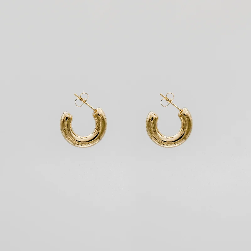 Premium Jewelry, Premium Discounts – Act Fast Gold Mini Chunky Hoops