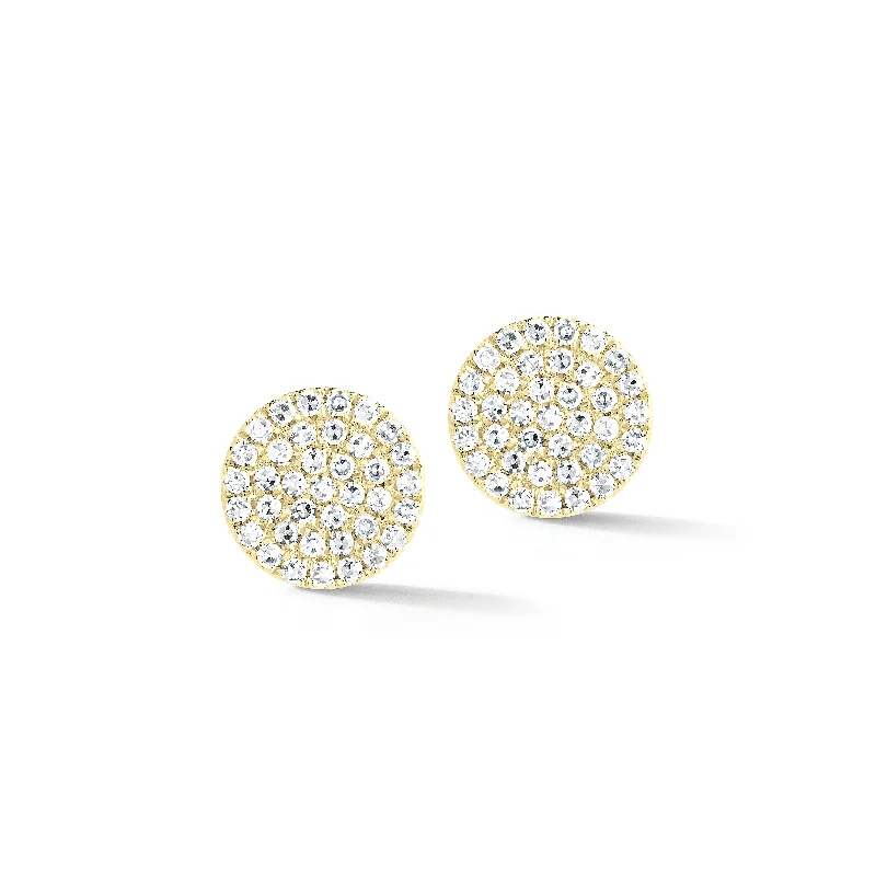 Unlock Unbeatable Jewelry Deals Before They’Re Gone Diamond Disc Stud Earrings