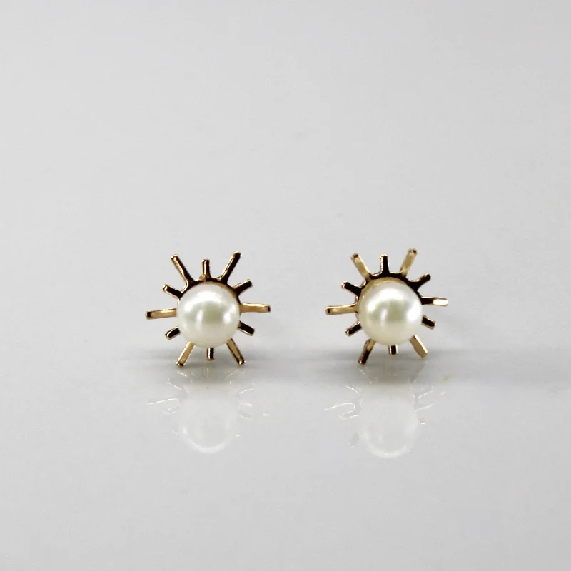 Grab Stylish Jewelry Before The Sale Ends Pearl Stud Earrings