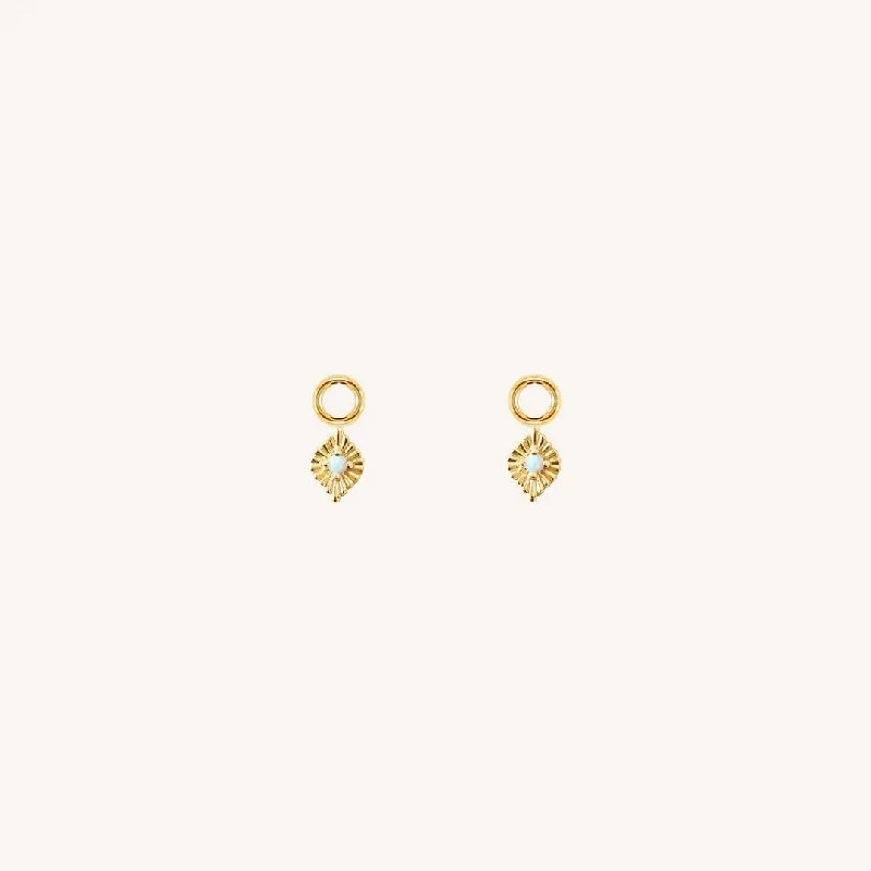 Premium Diamond Jewelry At Once-In-A-Lifetime Discounts Pillar Hoop Charm (Set of 2) Premium Diamond Jewelry At Once-In-A-Lifetime Discounts Pillar Hoop Charm (Set of 2)