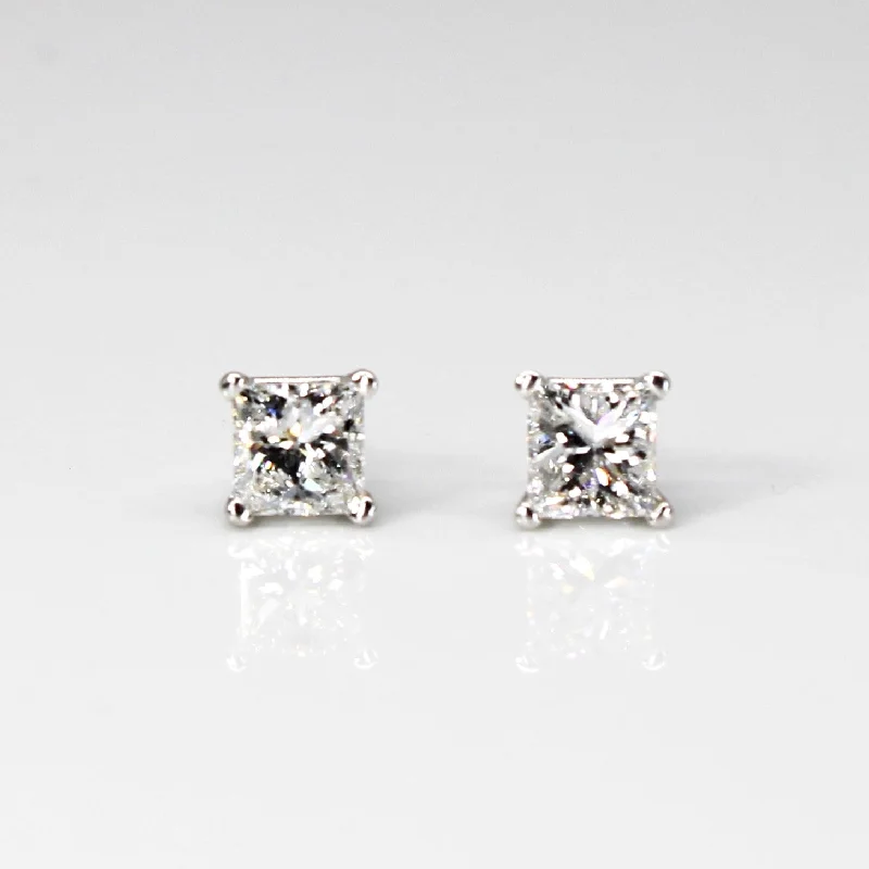Affordable Luxury Jewelry – Style At A Great Price Princess Diamond Stud Earrings | 0.80ctw |