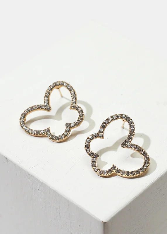 The Biggest Jewelry Sale Of The Year Is Here Rhinestone-Studded Butterfly Stud Earrings