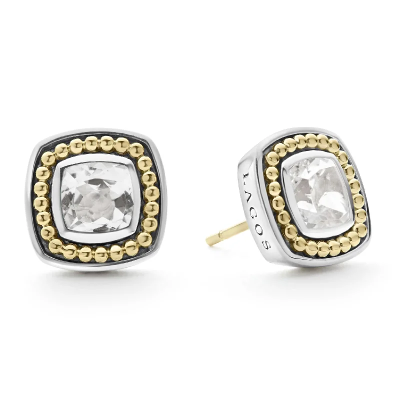 Your Perfect Accessory Now At The Best Price Rittenhouse White Topaz Stud Earrings