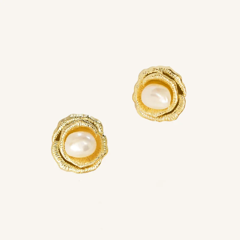 Unmissable Deals On Handmade Jewelry Collections Rosebud Pearl Studs