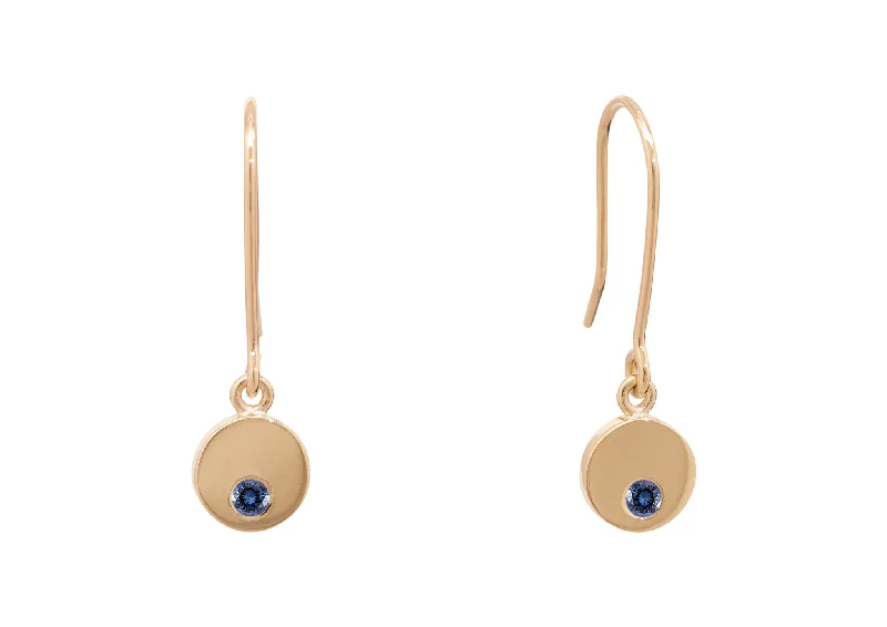 Elegant Jewelry, Exclusive Prices – Shop Now Round Love Stories Precious Gemstone Earrings, Yellow Gold