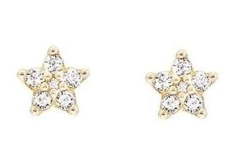 Fashion-Forward Jewelry At Incredible Prices Shooting Stars earrings in 18K yellow gold with pavé and diamonds TW.VS