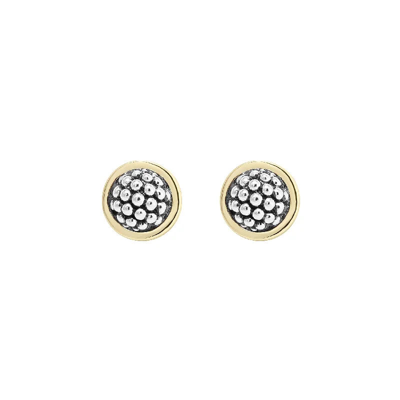 The Perfect Accessory For Less – Jewelry Sale Live Signature Caviar Two-Tone Caviar Stud Earrings