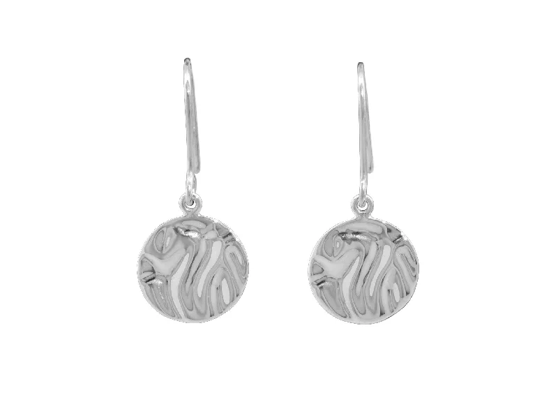 Get The Jewelry You Love At A Price You Love Silk Wave Earrings, Sterling Silver