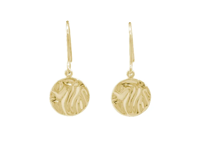 Trending Jewelry Now At Unbeatable Prices Silk Wave Earrings, Yellow Gold