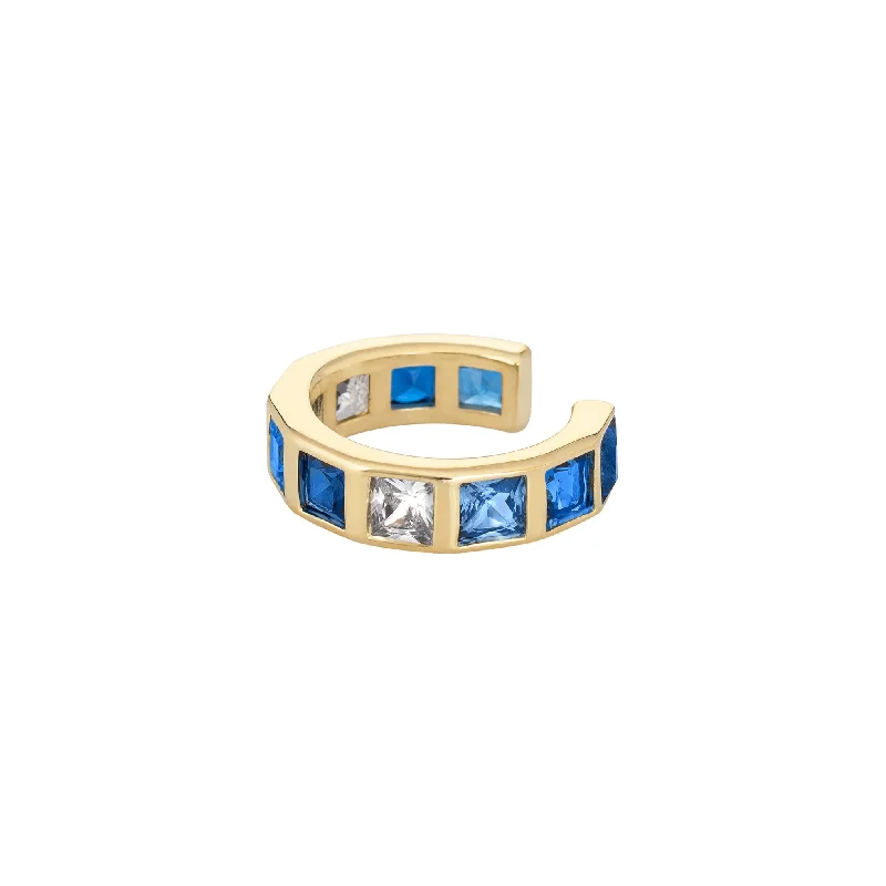 Get The Sparkle You Love At Prices You Adore Solstice Ear Cuff - Blue