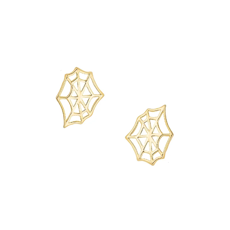Handcrafted Beauty At Affordable Prices Spiderweb Studs