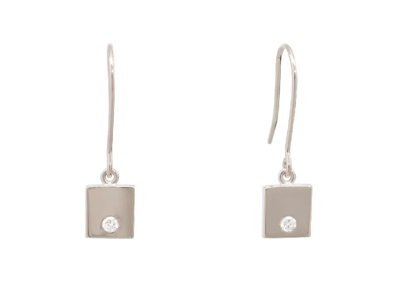 Flash Sale On Stunning Jewelry – Don't Miss Out Square Love Stories Diamond Earrings, White Gold & Platinum