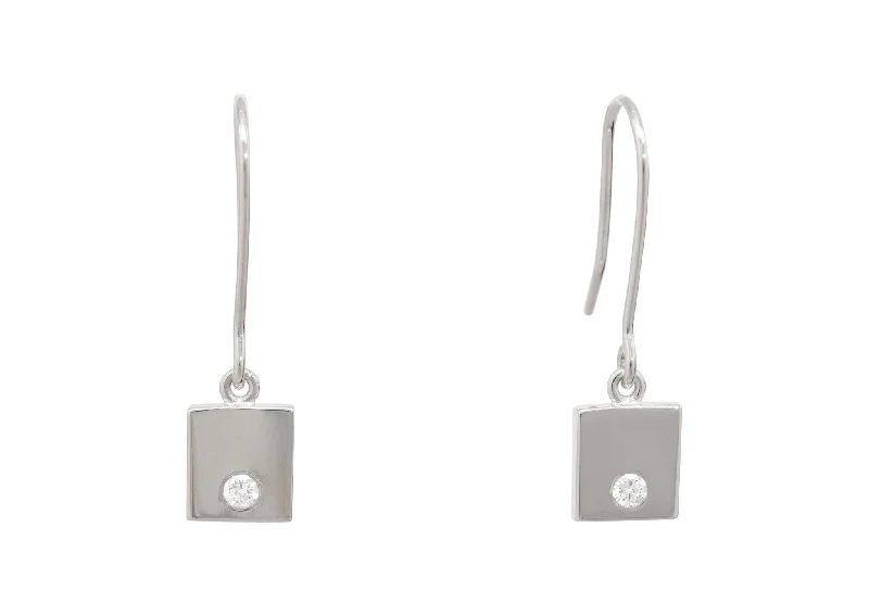 Holiday Jewelry Sale – Perfect Gifts At The Best Prices Square Love Stories Diamond Earrings, Sterling Silver