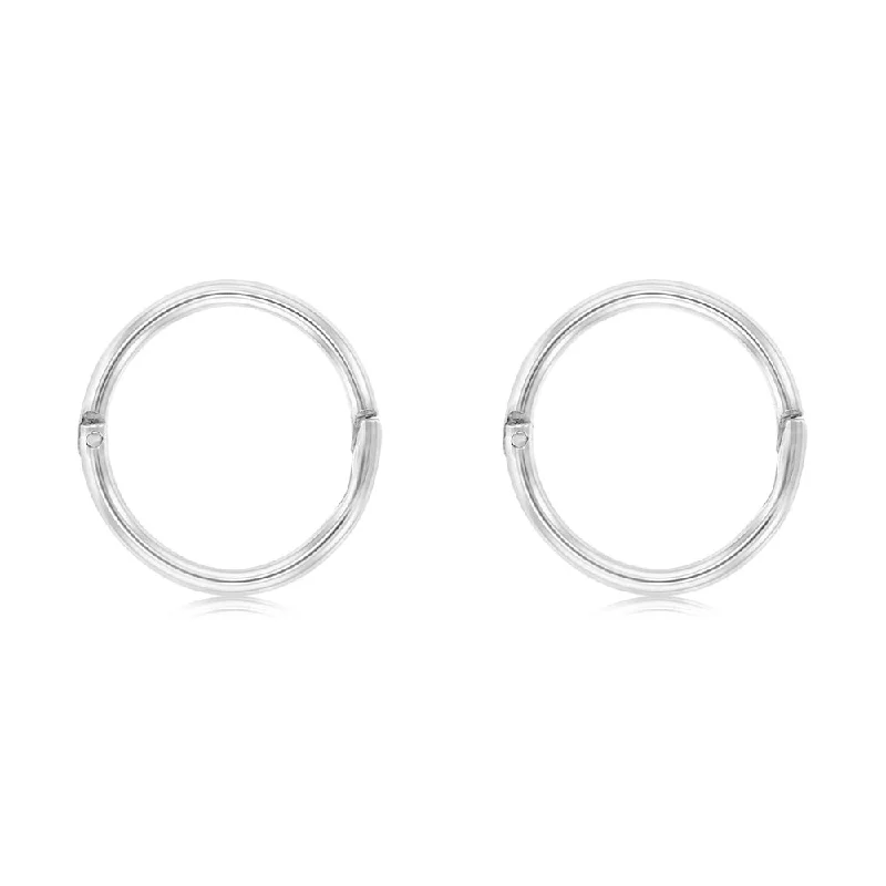 Jewelry Clearance Sale – Final Reductions Sterling Silver Plain 11mm Sleeper Earrings