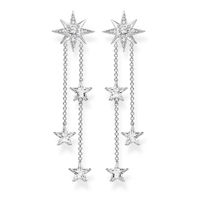 Stunning Statement Jewelry, Unbeatable Discounts Sterling Silver Thomas Sabo Magic Stars Cascade Earrings