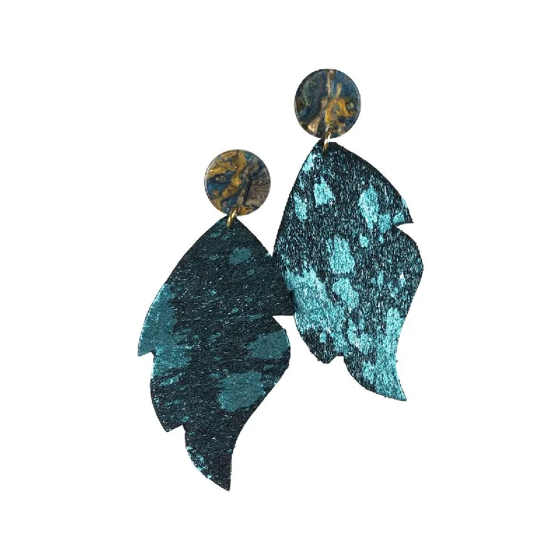 Blue and black