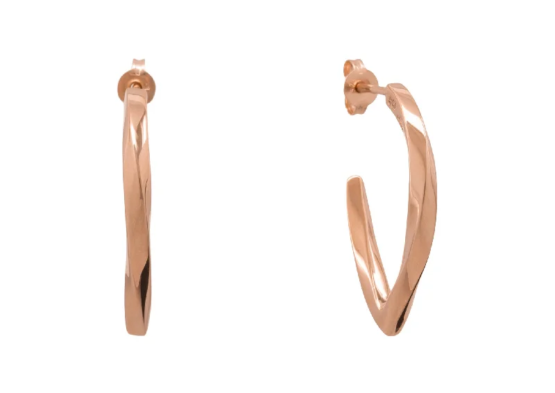 Limited-Time Jewelry Sale – Don't Miss These Deals Twisted Block Earrings, Red Gold