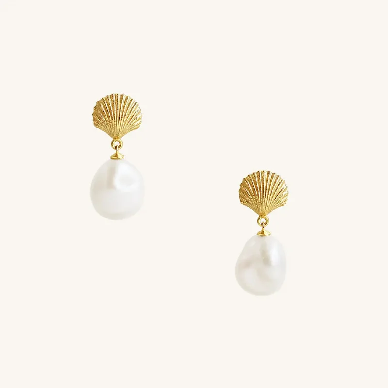Huge Savings On Premium Jewelry Styles Voyage Shell Pearl Earrings