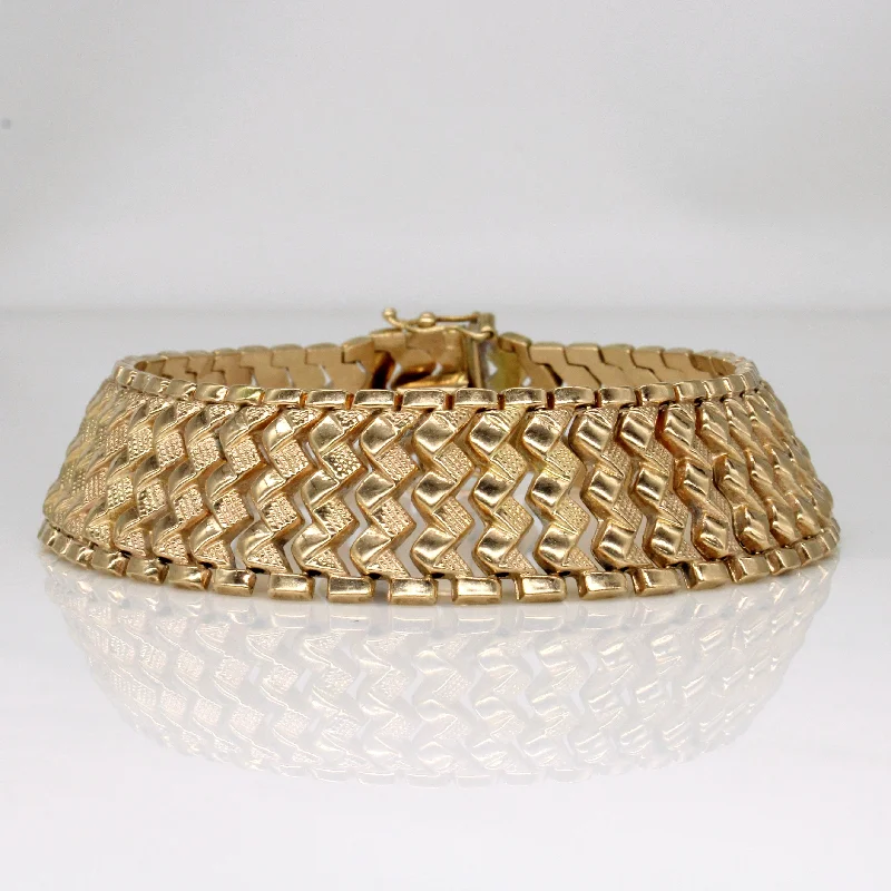 Limited Stock On Premium Jewelry At Low Prices Vintage Italian 14k Yellow Gold Bracelet | 8.25" | Limited Stock On Premium Jewelry At Low Prices Vintage Italian 14k Yellow Gold Bracelet | 8.25" |