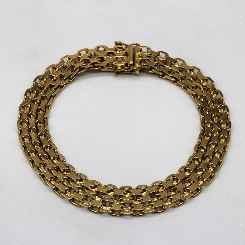 Jewelry Flash Sale – Stylish Designs At Unbeatable Rates Yellow Gold Link Bracelet | 7.5" |