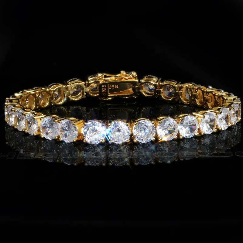Make Every Moment Shine – Jewelry Discounts Available 925 Sterling Silver AAA CZ 6mm  Tennis Bracelet