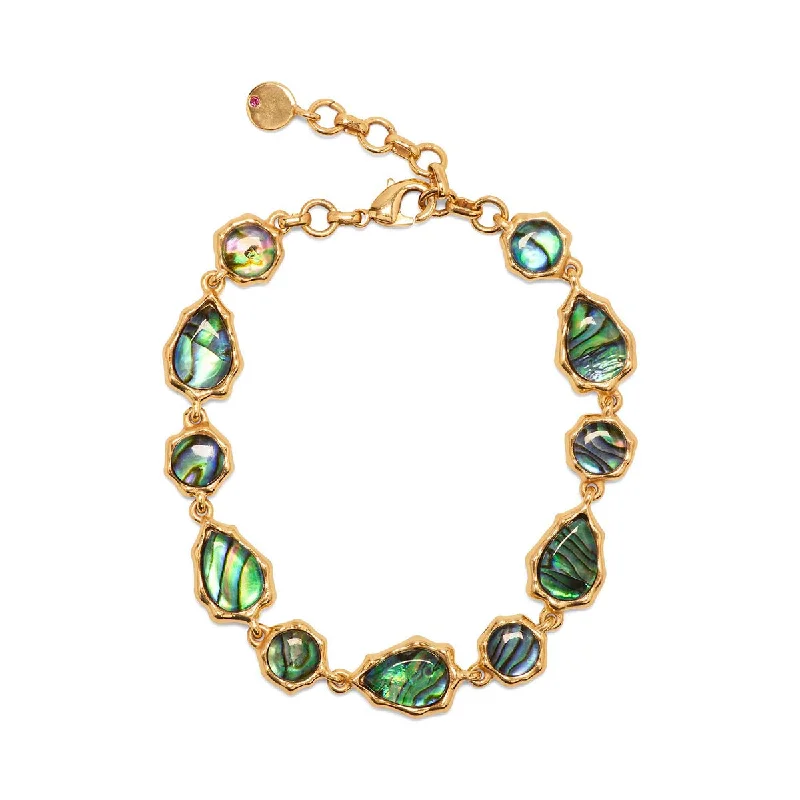 Don't Miss Out On Jaw-Dropping Jewelry Discounts Aurora Link Bracelet, 7"+2'' - Abalone