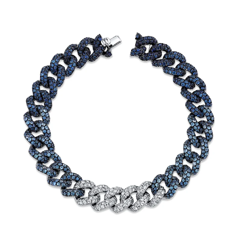 Your Perfect Accessory Now At The Best Price BLUE SAPPHIRE OMBRE PAVE ESSENTIAL LINK BRACELET Your Perfect Accessory Now At The Best Price BLUE SAPPHIRE OMBRE PAVE ESSENTIAL LINK BRACELET