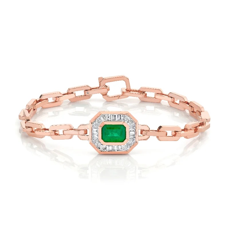 Rose Gold/Emerald