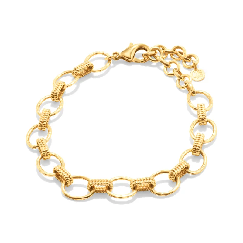 Don't Miss Out On Bestselling Jewelry At Special Prices Cleopatra Grande Link Bracelet, 7+1.5" - Gold
