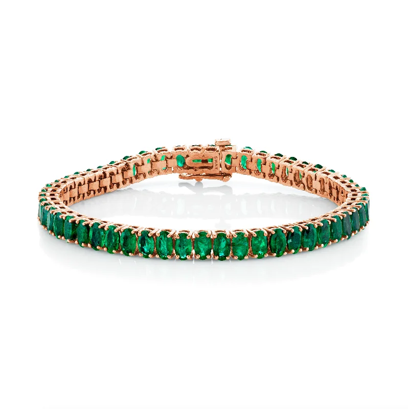 Rose Gold/Emerald
